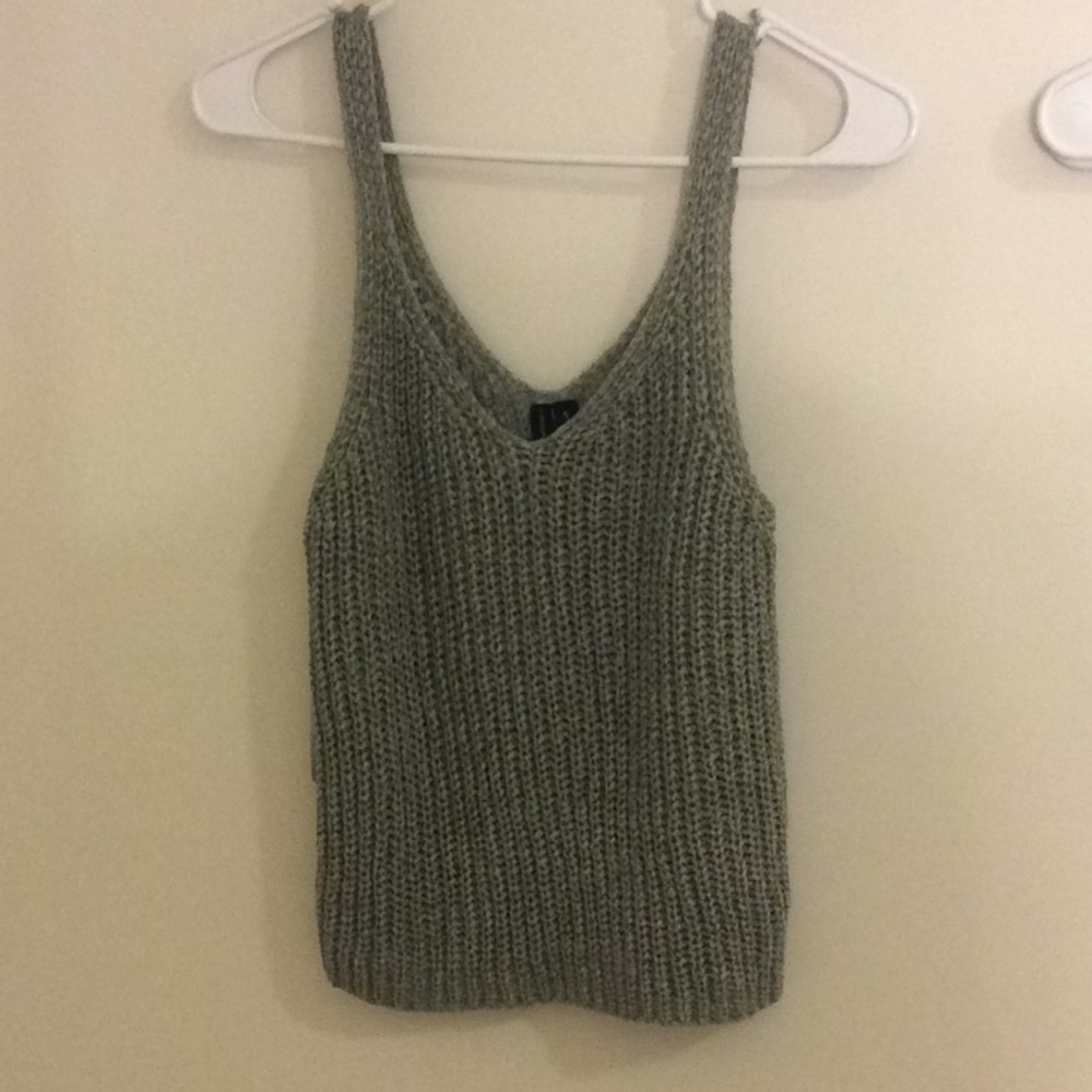 Knit tank top